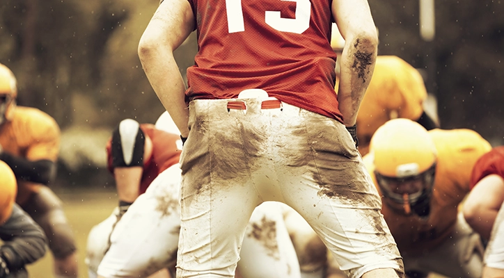 Watching Football in San Diego.