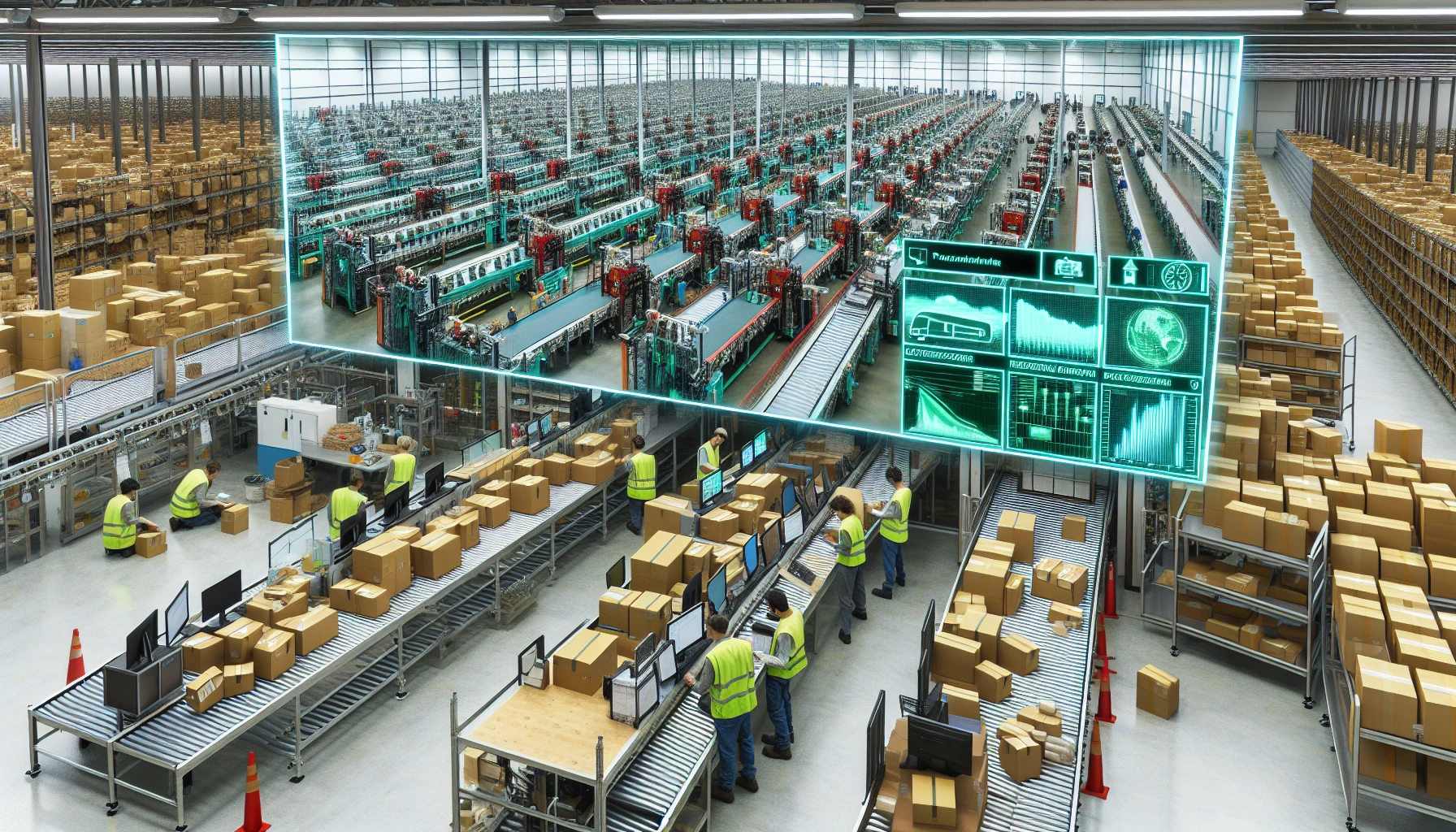 Monitoring workflow and productivity in distribution centers
