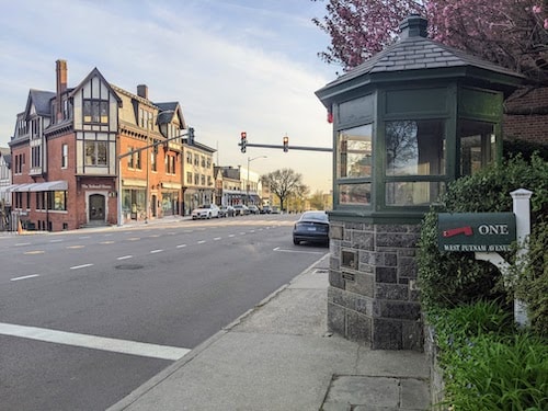 Greenwich Avenue is one of the most unique spots as far as a New England town. And it's not far from our spot close to North Street.