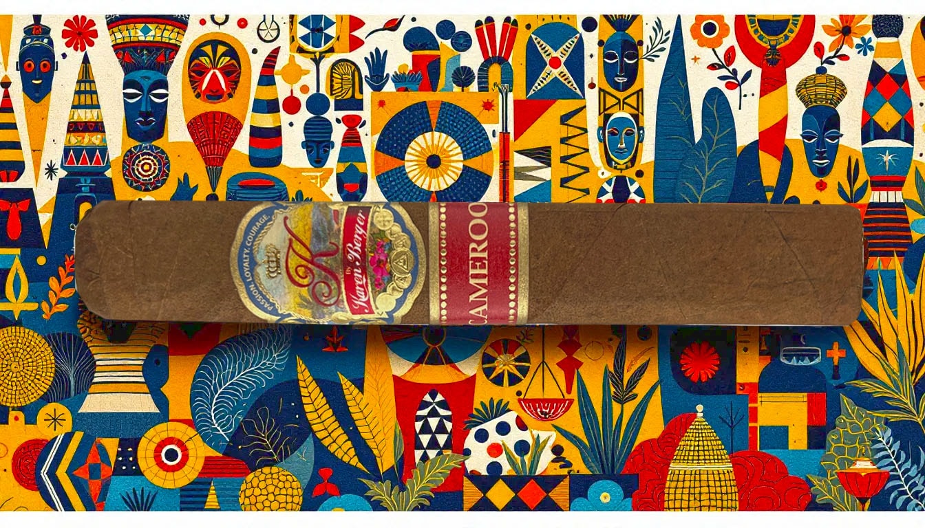 Close-up of a Karen Berger cigar highlighting its craftsmanship.