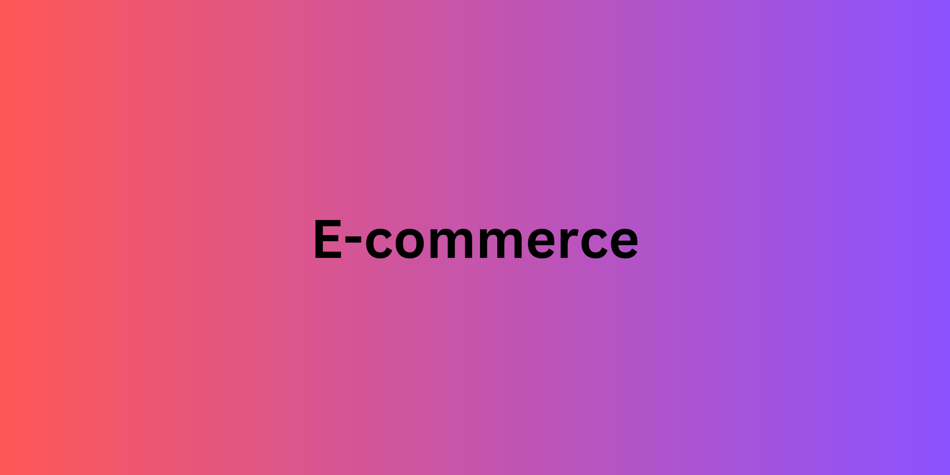 E-commerce