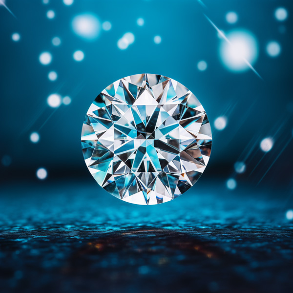 Lab grown diamond in a controlled environment