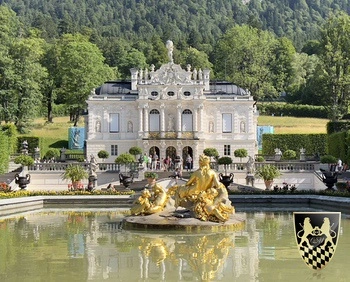 Visit Linderhof Castle in the summer time 