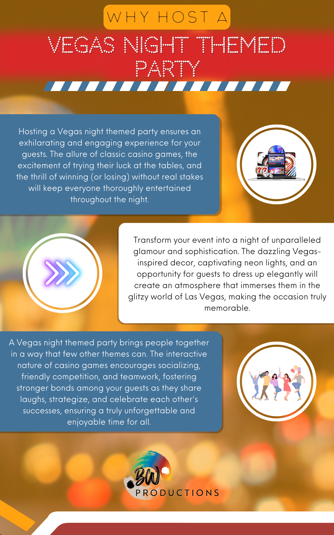 Why host a Vegas night themed party - vegas night themed party idea