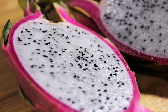 dragon fruit, passion fruit, tropical