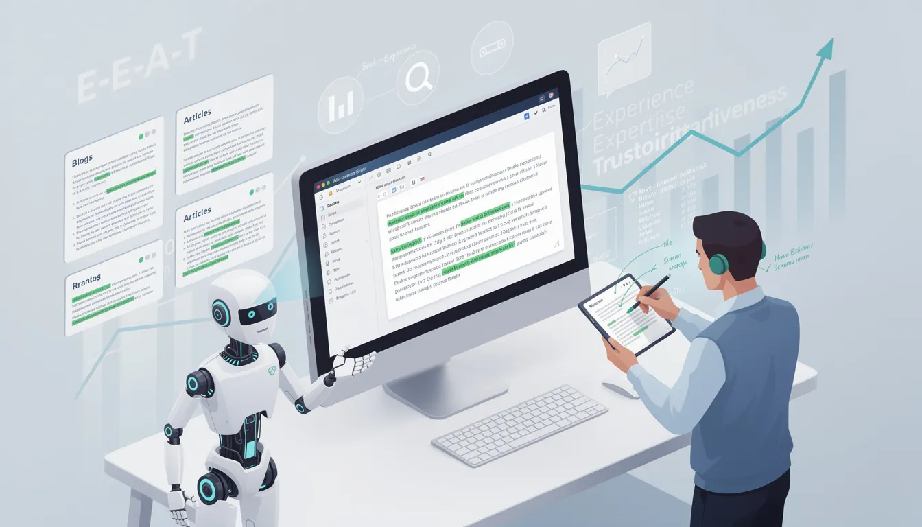 An AI content writer generates high-quality, optimized content for search engines, including blog posts and meta descriptions, while significantly reducing production time. It's essential to review this AI-generated content for accuracy and relevance to align with SEO strategies and enhance user engagement.
