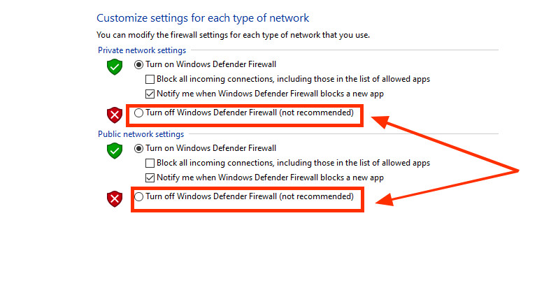 Turn Off Windows Defender