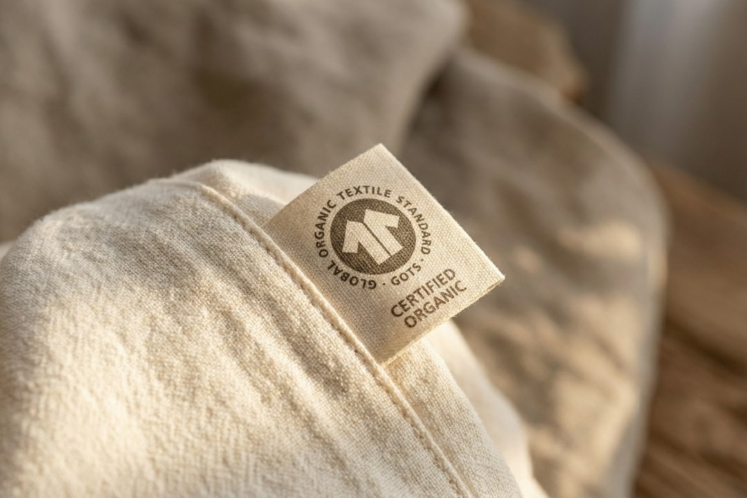 gots logo on a clothing