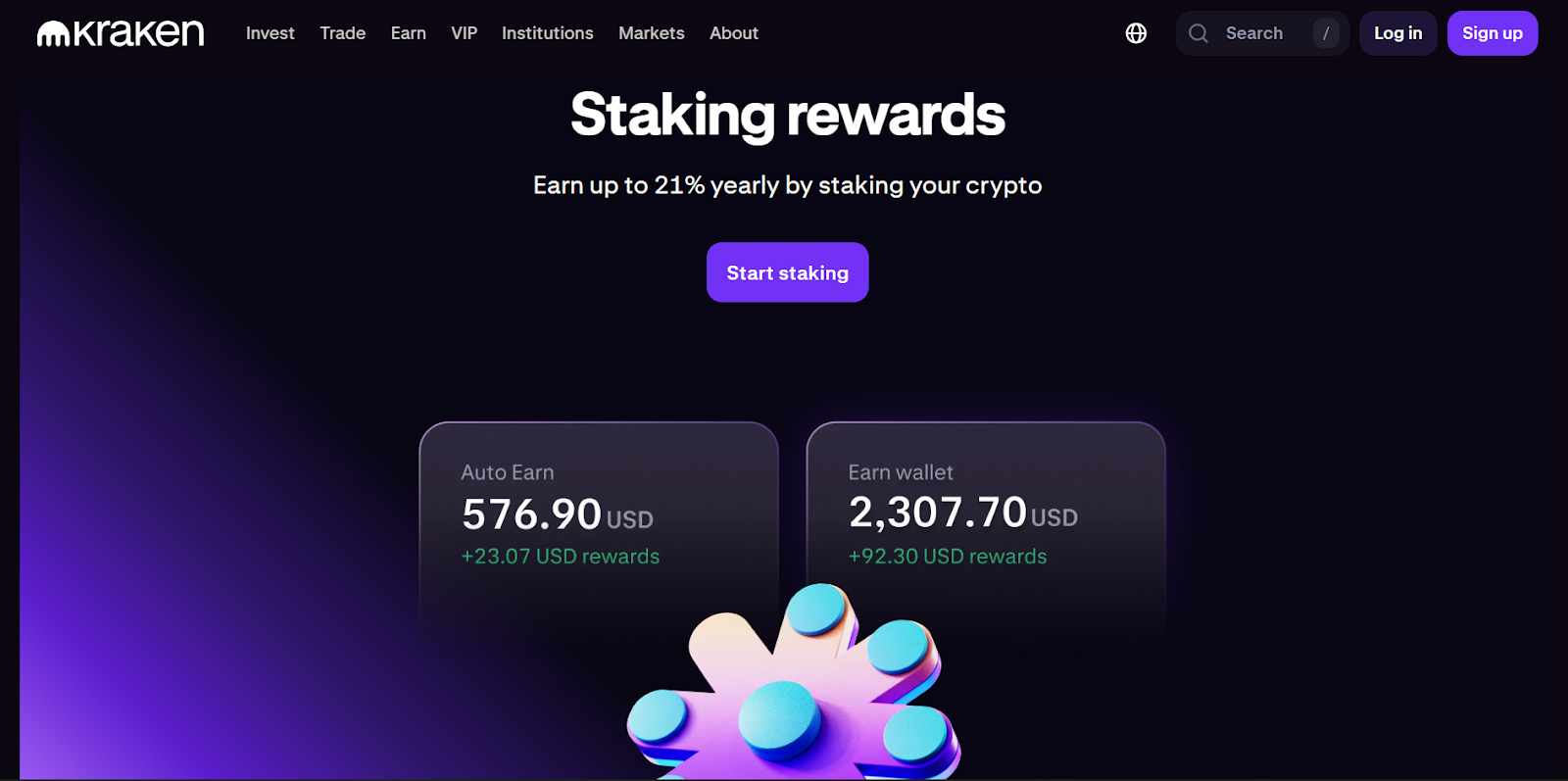 Kraken Staking Platform