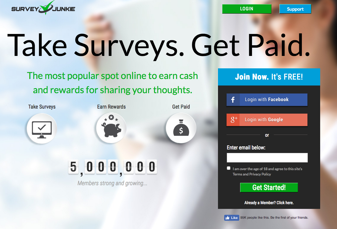 How To Make $10 a Day Online by survey junkie