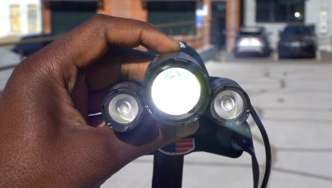 Dan force head lamp drop test
