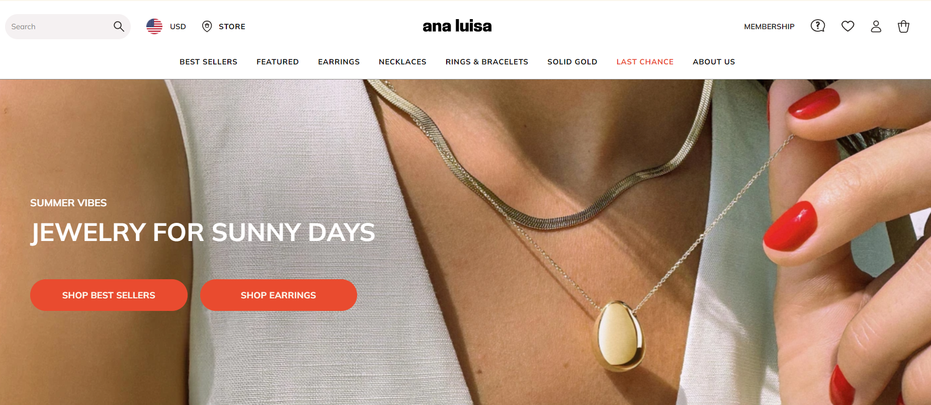 Ana Luisa, based in Brooklyn, New York, brings in $1M - $5M. Their mission is to offer high-end jewelry without harming the planet. They are a carbon-neutral jewelry shop dedicated to sustainability. All the details about their eco-friendly projects are in the Our Planet section, showing they mean business.