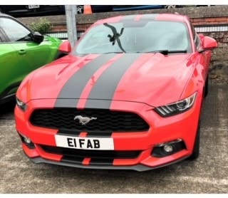 new reg prefix private number plate