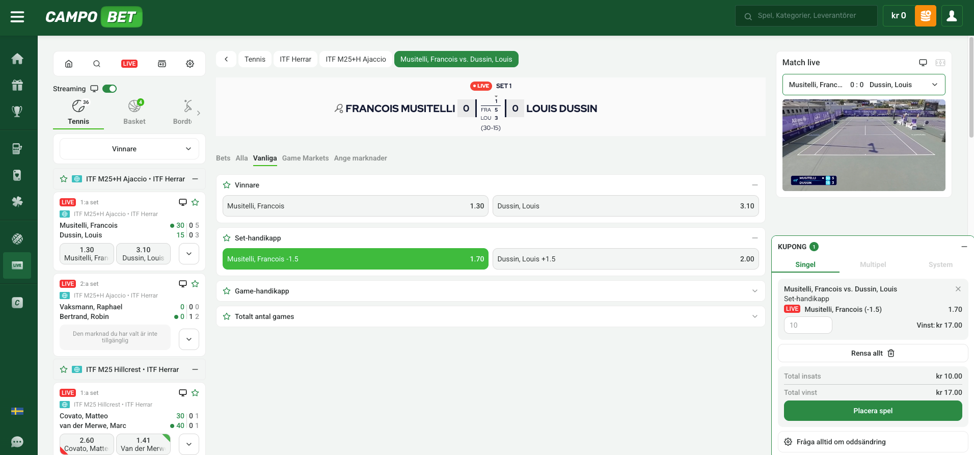 campobet live streaming