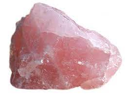 quartz rose brut, pierre de l' amour