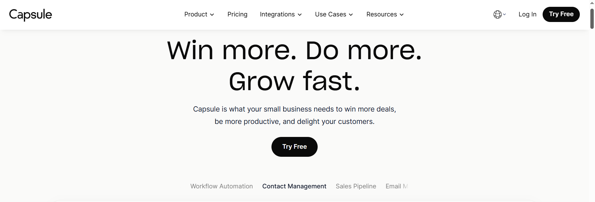 Capsule crm - best crm software