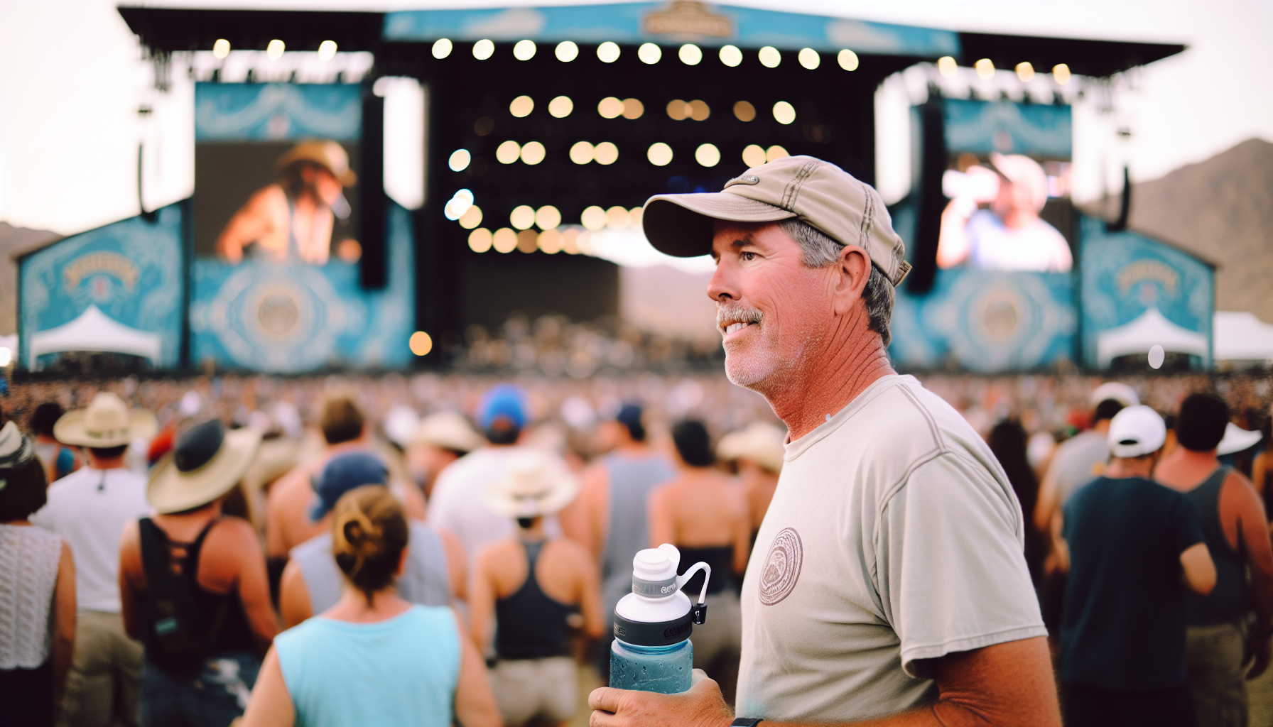 Camelback water bottle at Stagecoach Festival