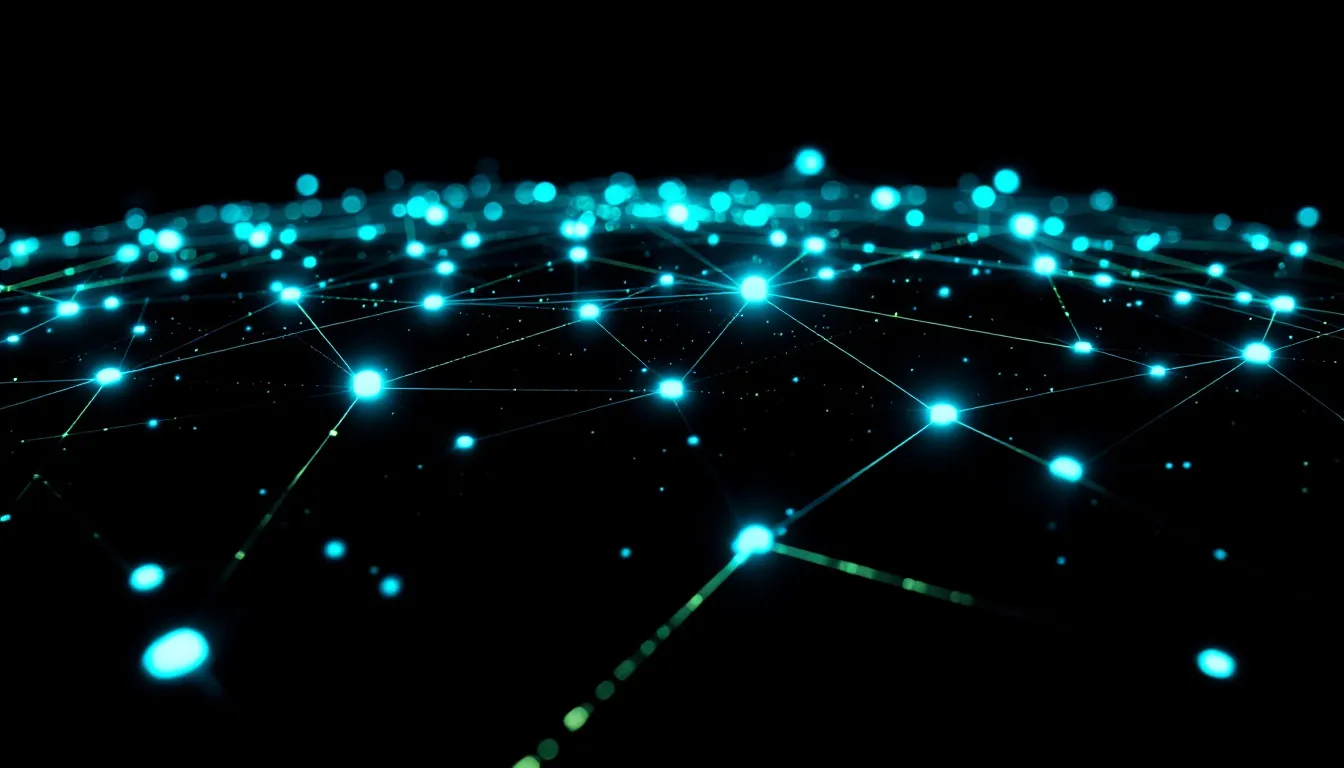 A futuristic depiction of earth nodes and their potential in the future.