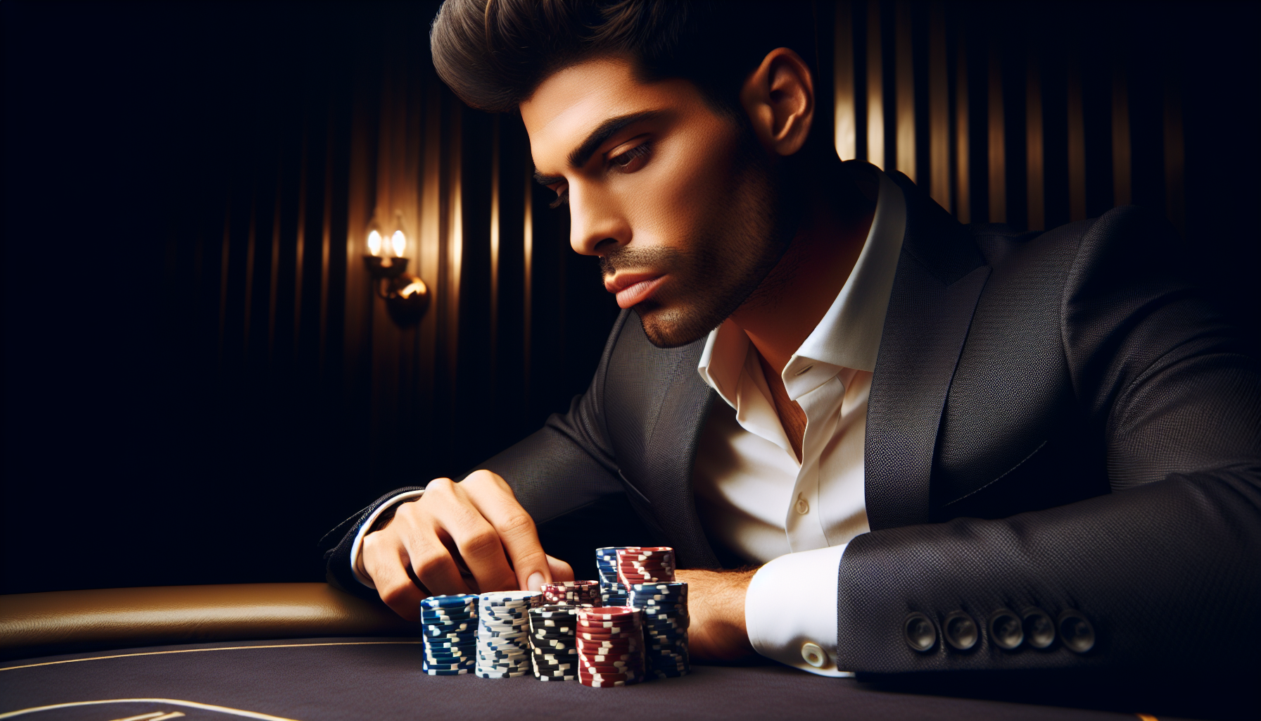 Poker player managing bankroll