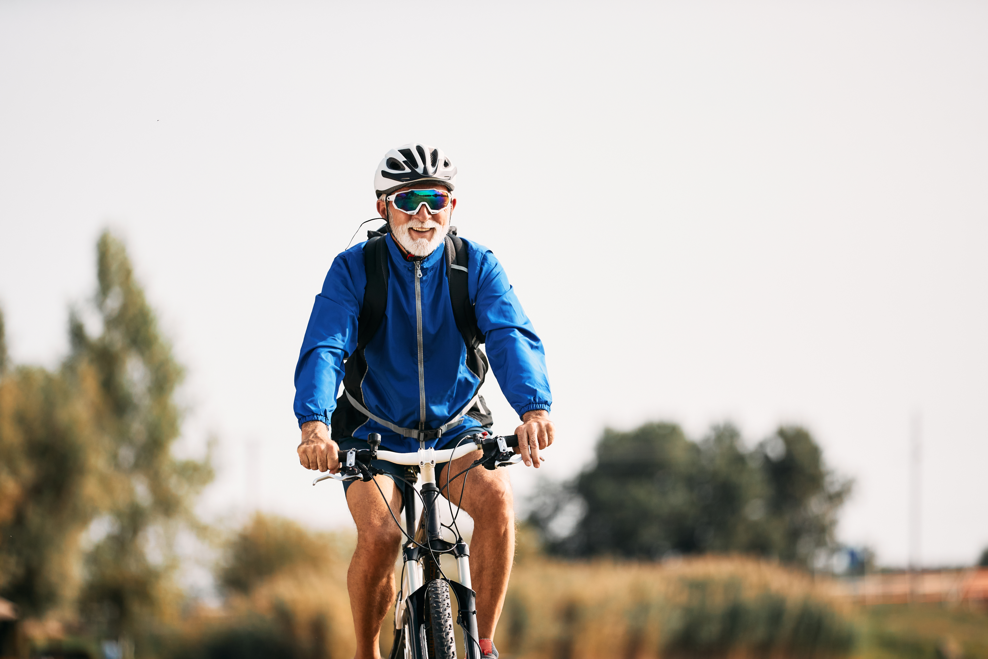Image of a person cycling