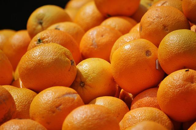 oranges, fruits, food