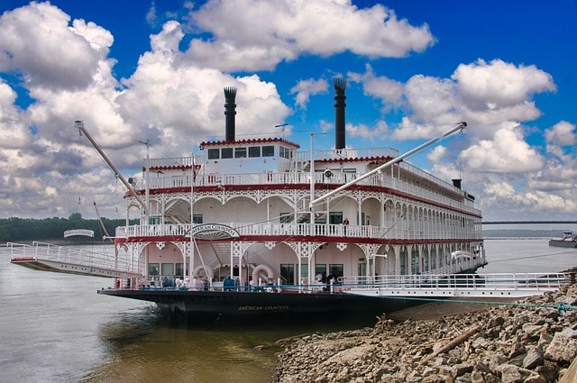 boat, riverboat, mississippi