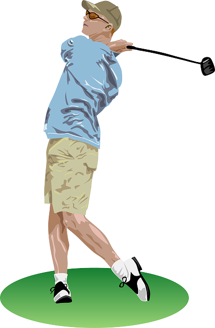 golf, golfer, playing