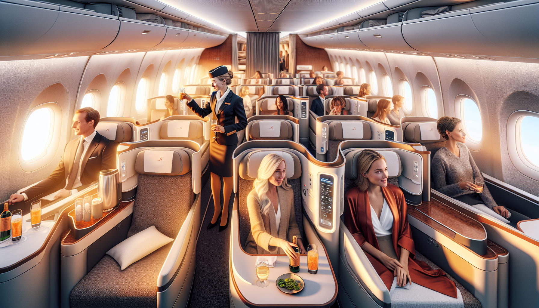 SAS Business class onboard experience