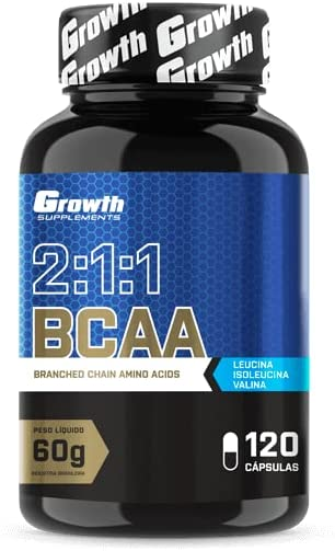 BCAA 2:1:1 da Growth. Imagem: Amazon
