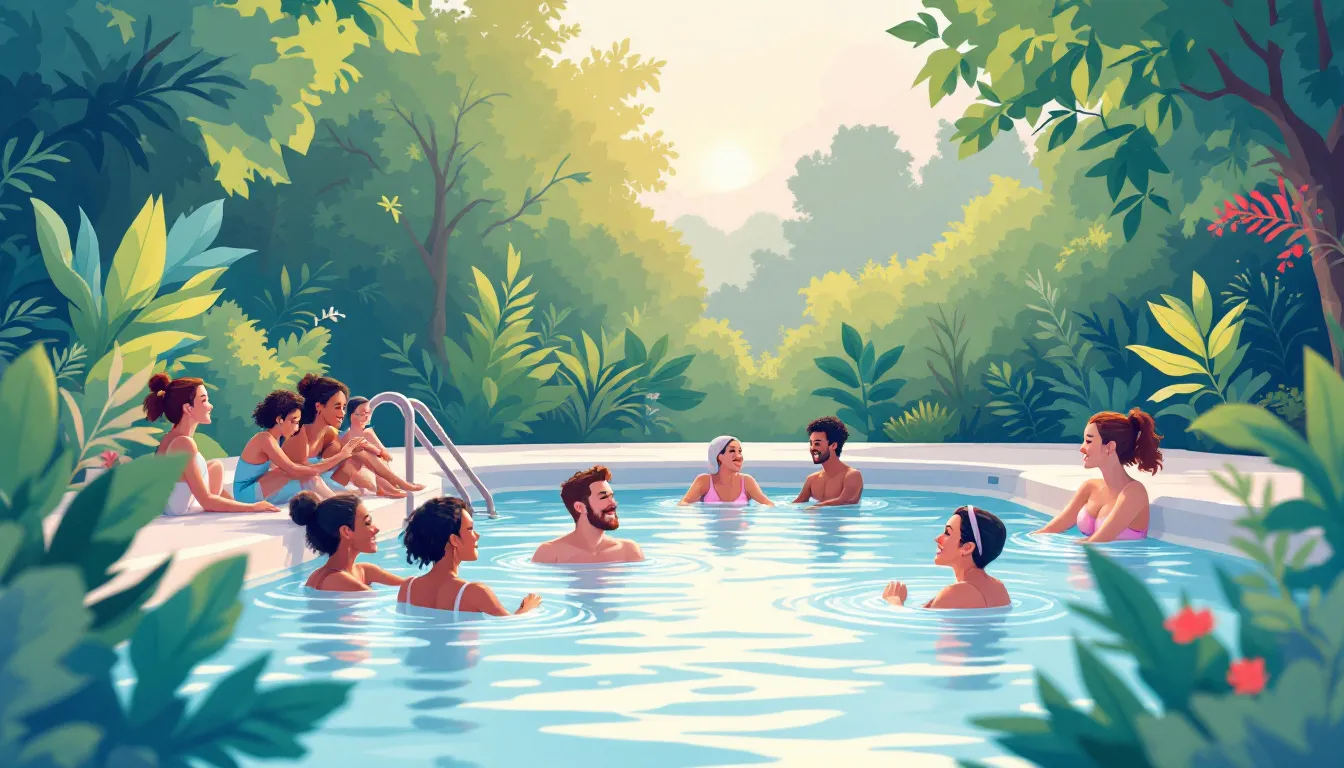 Adaptive swim programs designed for individuals with varying abilities.