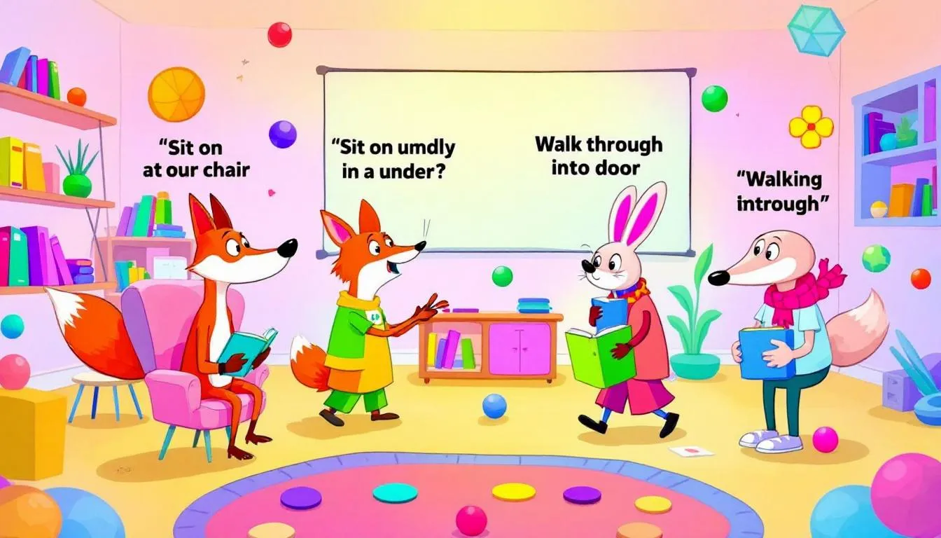 An image depicting common mistakes with preposition