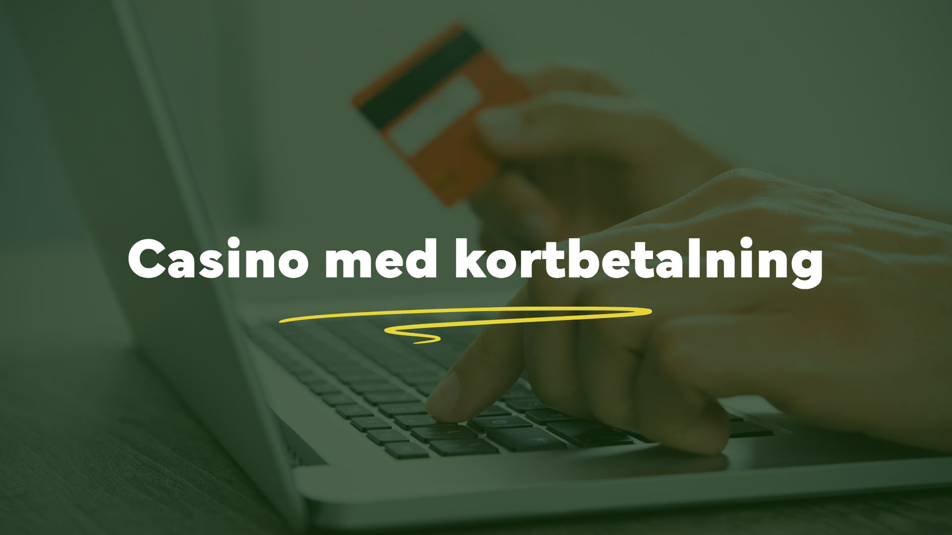 Casino med kortbetalning där spelare kan göra insättningar och uttag med bankkort.