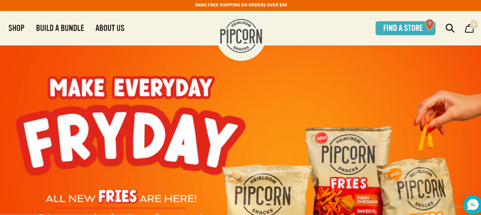 Pipcorn sells snacks made from heirloom seeds, focusing on healthier and more flavorful alternatives to standard popcorn.