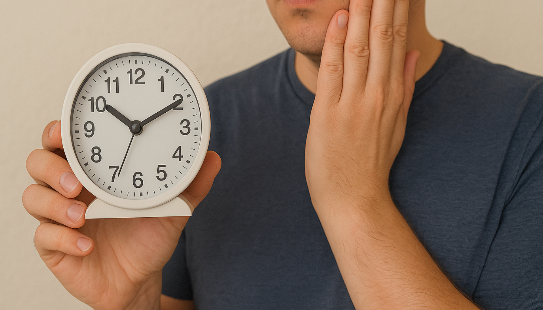 Grotid etter tanntrekking: Hvor lang tid tar det egentlig 12 Person holder klokke og berører kinnet for å vise smerte og tiden som kreves for tilheling etter tanntrekking. grotid etter tanntrekking lang tid tar første dagene første døgnet sterke smerter første timene ta kontakt skyll munnen 1 2 uker 2 uker kontakte tannlegen bedøvelsen går ta smertestillende første 2 3 45 minutter fysisk aktivitet 30 minutter første myk mat tanntrekking dårlig ånde smerter såret munnen unngå normalt tannlegen bør smertestillende hevelse tannen 1 2 blødning dager bruk spise timene vanlig dagene mat døgn trekking operasjon behandling tannlege 2 3 mer området dersom gro fjernes får infeksjon ibux viktig litt kontakt god helt innen tannkjøttet skylle gjør bedøvelsen hullet tennene timer uke trukket mulig røyking smerte dag inngrepet alkohol ofte skyll tilheling andre smertene inngrep