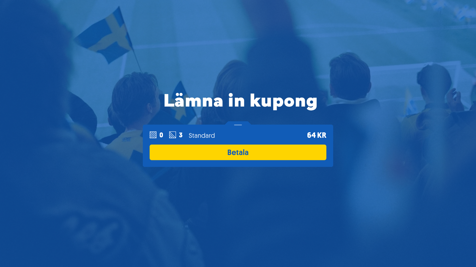 Lämna in din VM-tipset-kupong före spelstopp och tävla om 5 miljoner i jackpot under Fotbolls-VM 2026