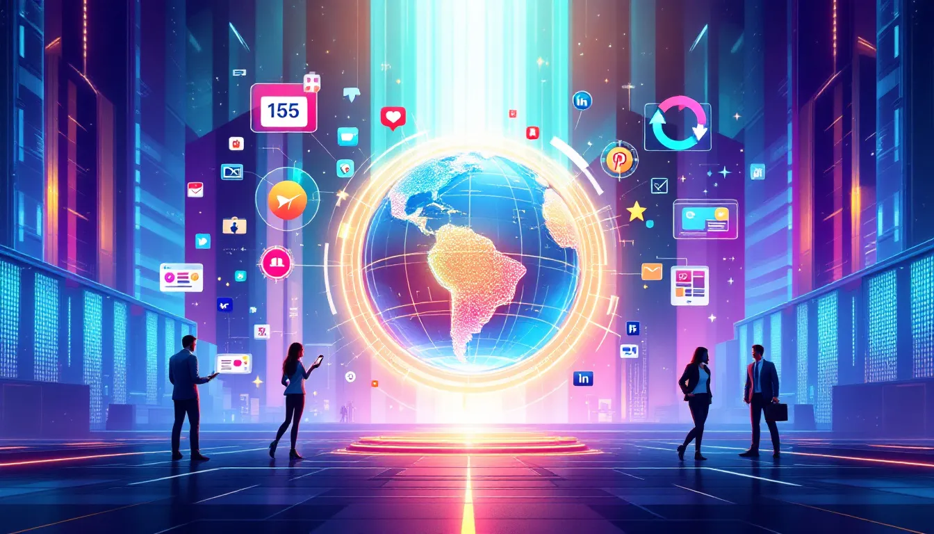 An illustration representing the concept of affiliate marketing strategies.