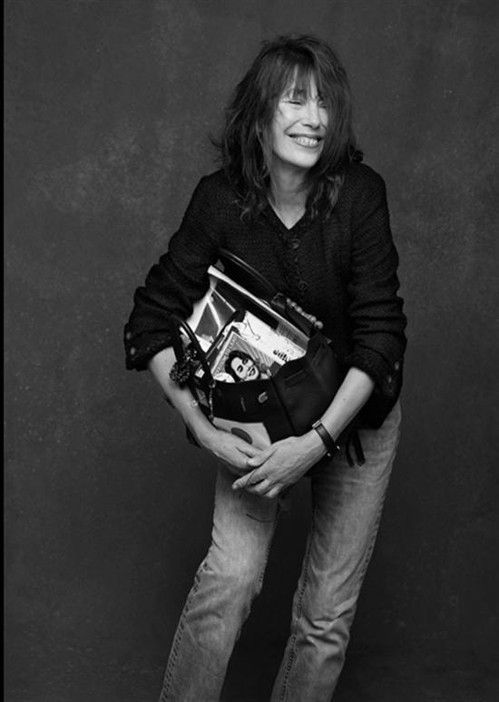 Jane Birkin and her bag