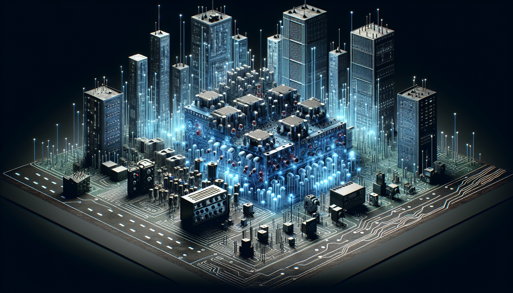 Illustration of operational amplifiers