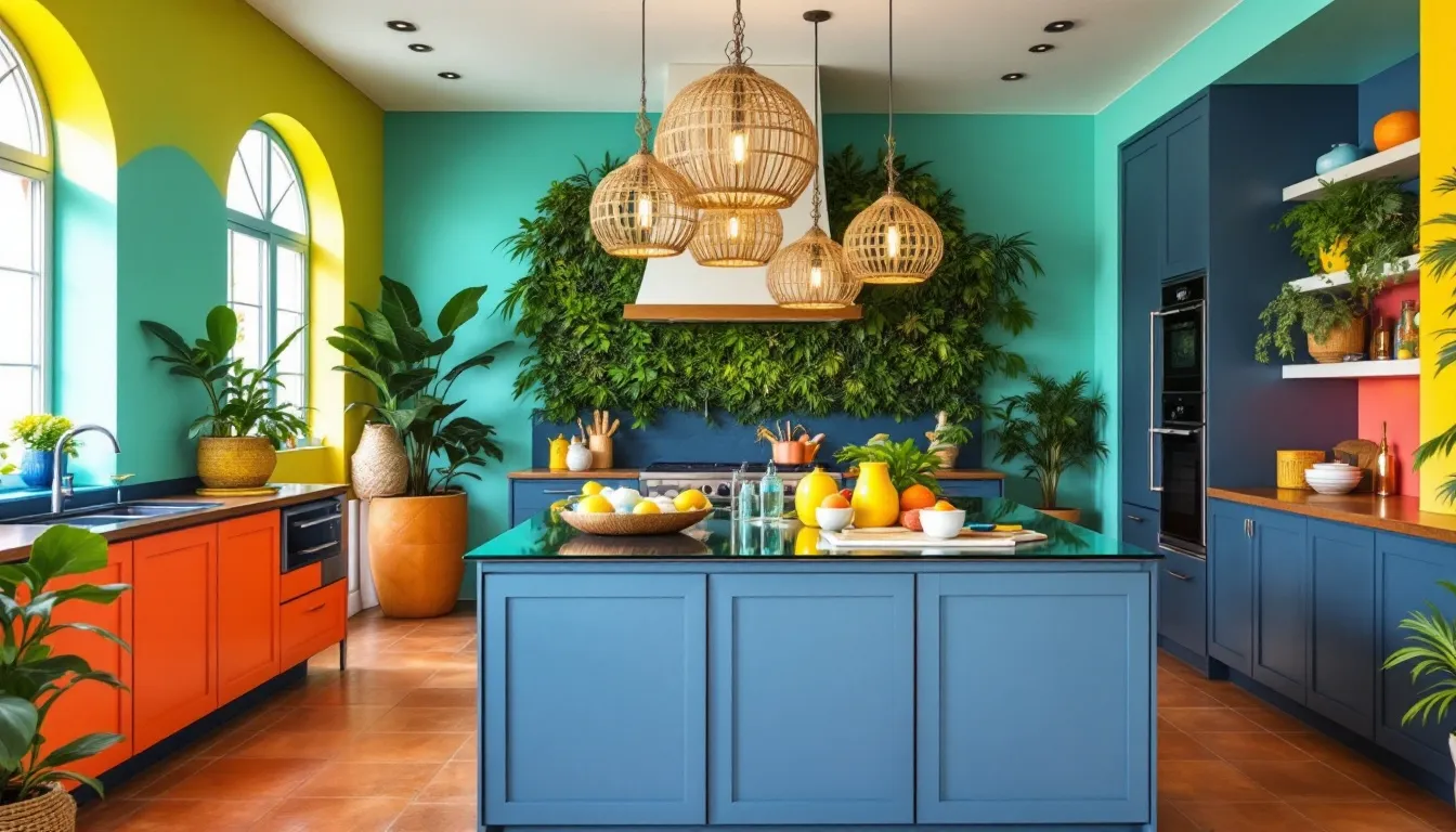 A family-oriented kitchen space designed for modern living.