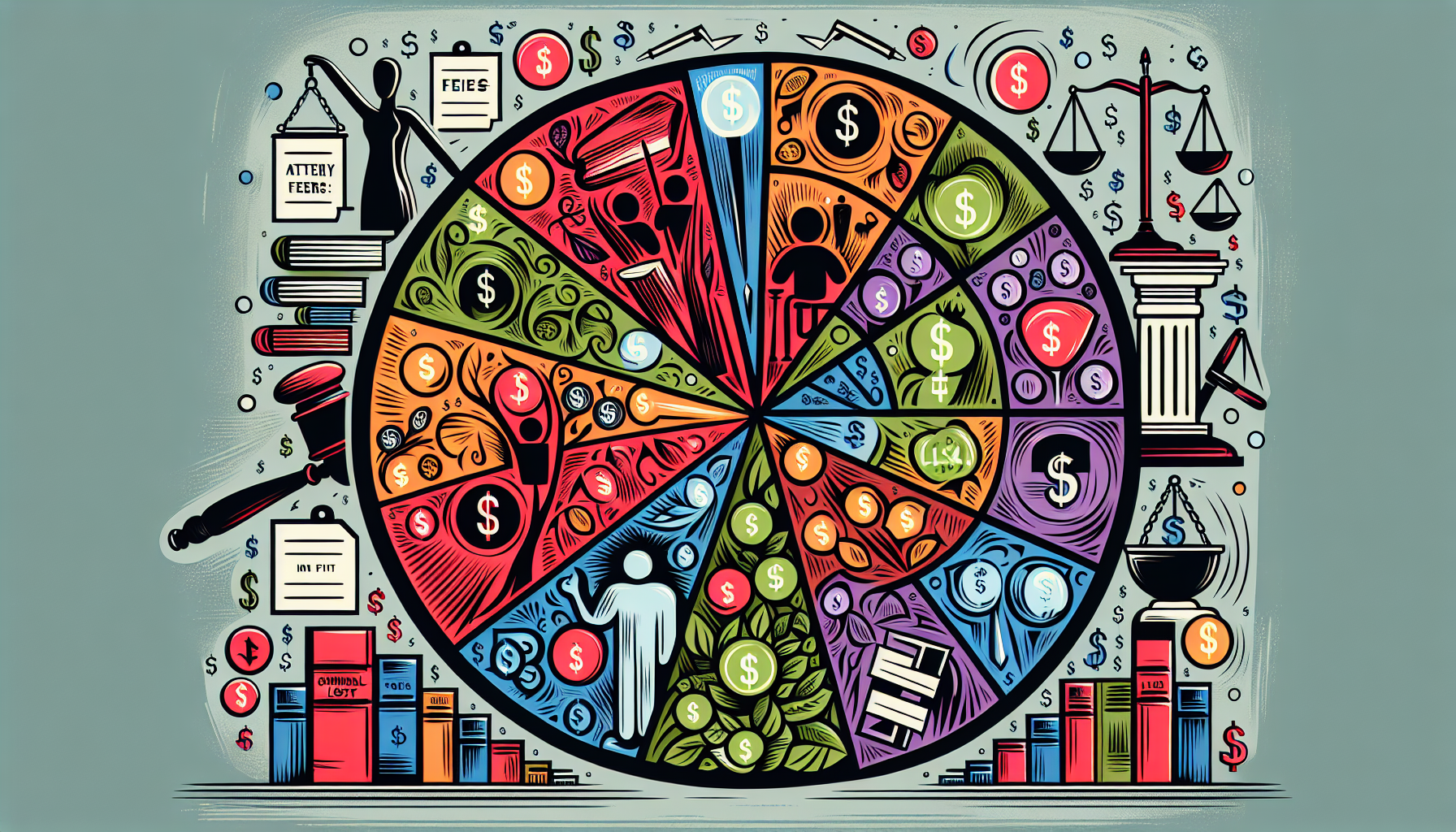 A visual representation of the costs involved in hiring a Texas criminal lawyer.