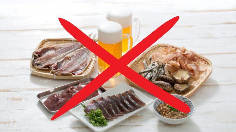 Lebensmittel mit hohem Puringehalt sollten bei Gicht langfristig gemieden werden