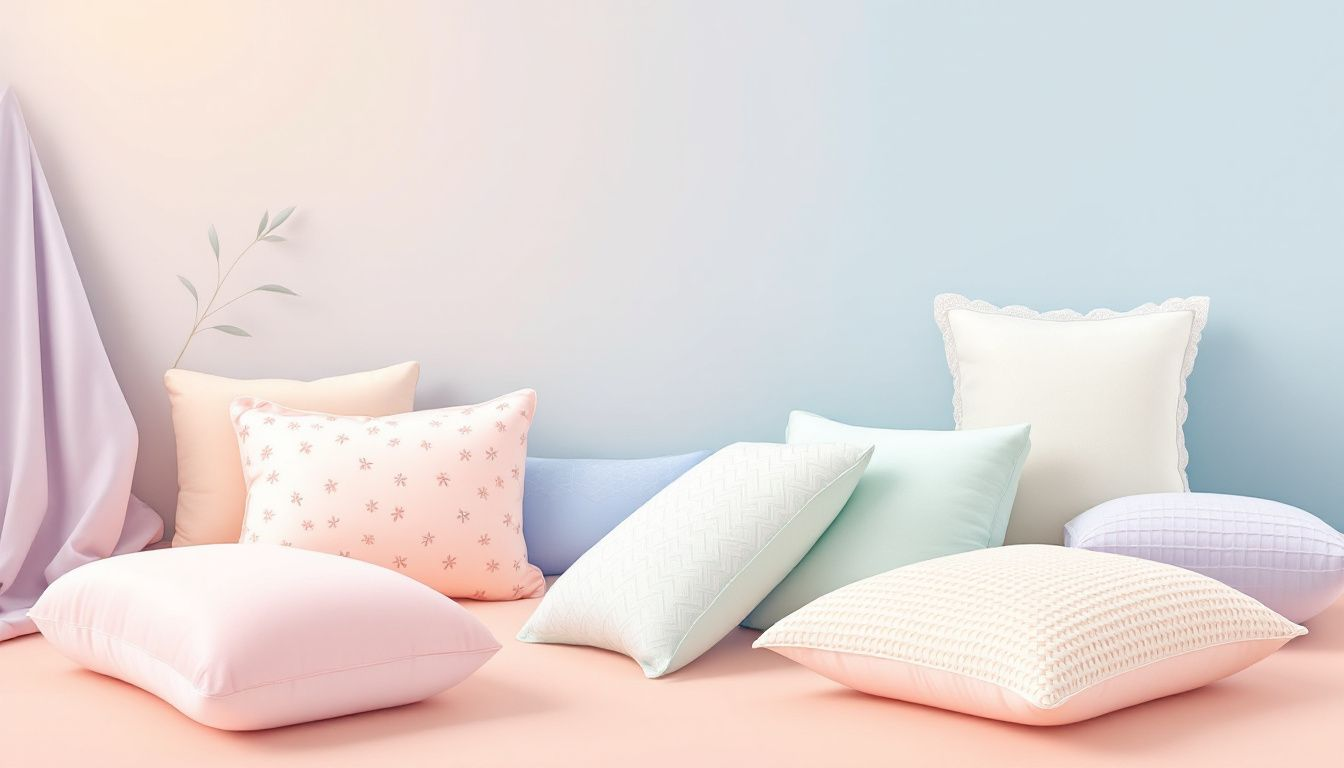 Różne kształty poduszek ciążowych dostępnych na rynku.