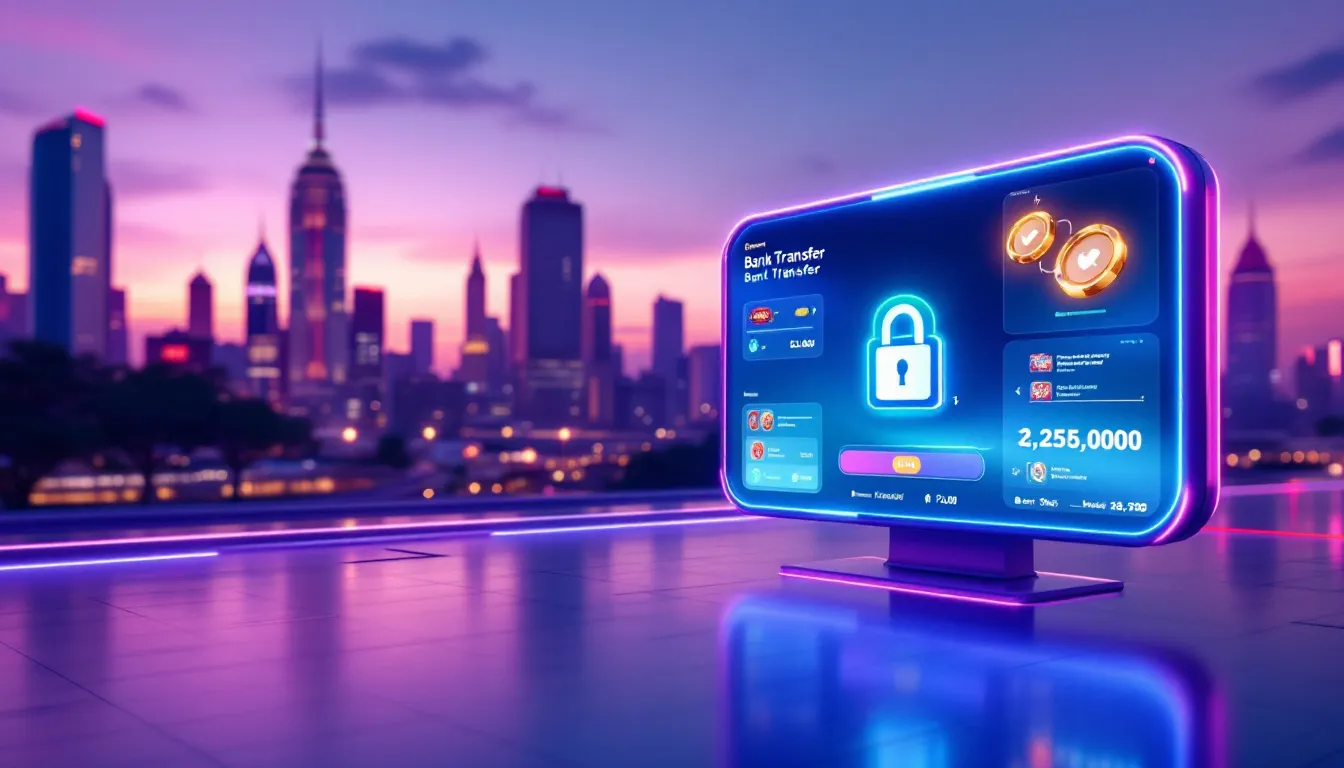 Erilaisia kasinopelejä pelattavissa pankkisiirrolla.