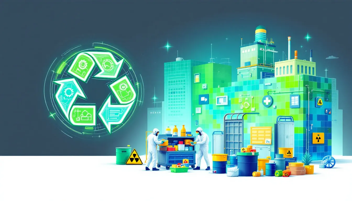 Safe handling of hazardous materials during facility decommissioning.