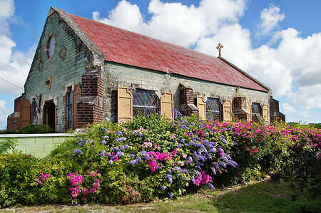 A historic building in Barbuda