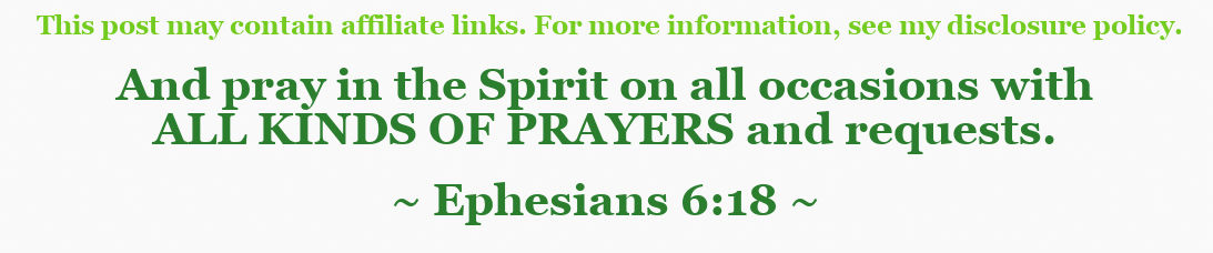 types of prayers Bible verse 