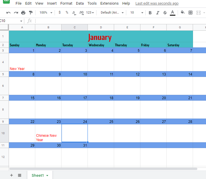 Google Sheets Calendar Template 2024 Free Jamima Selina