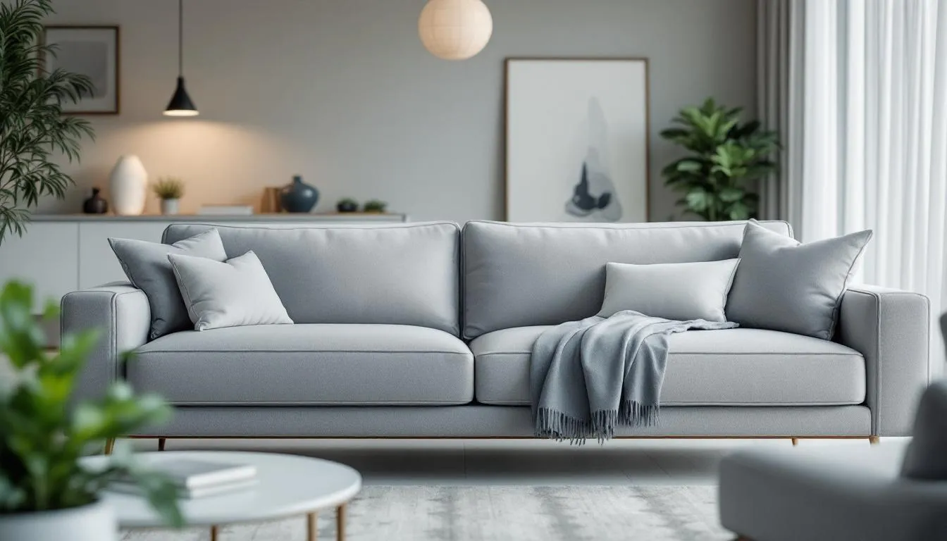 A clean and well-maintained sofa representing professional sofa cleaning services.