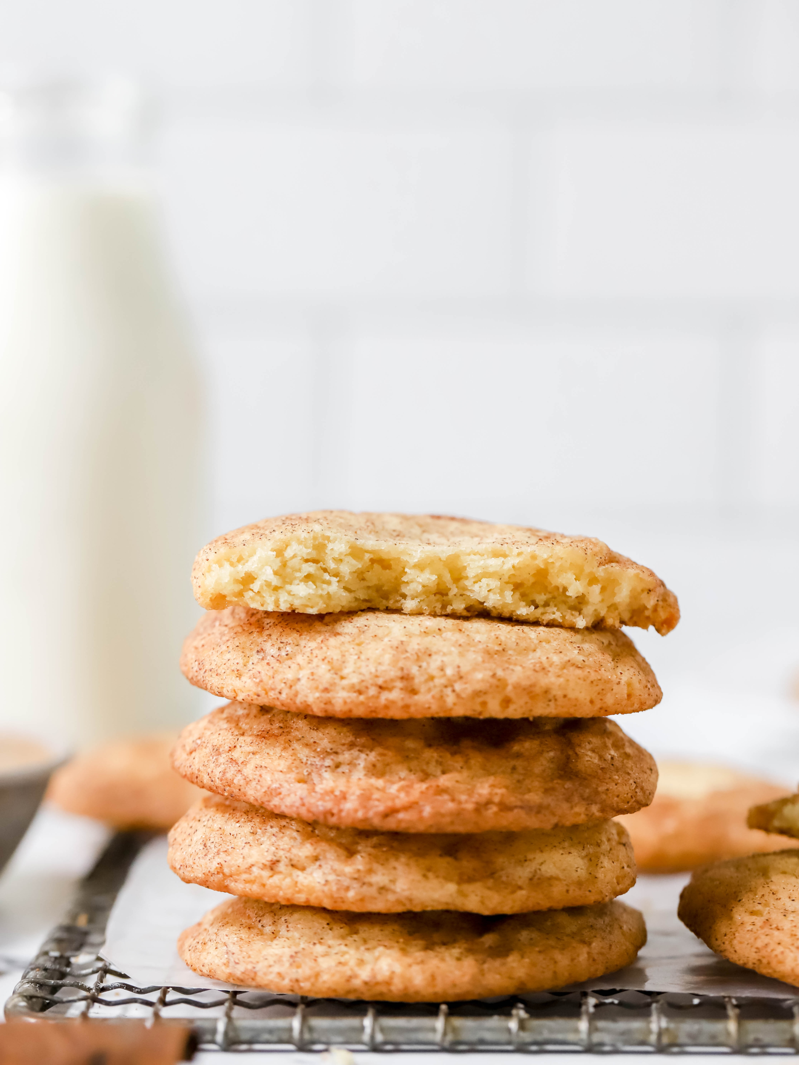 stack of snickerdoodles