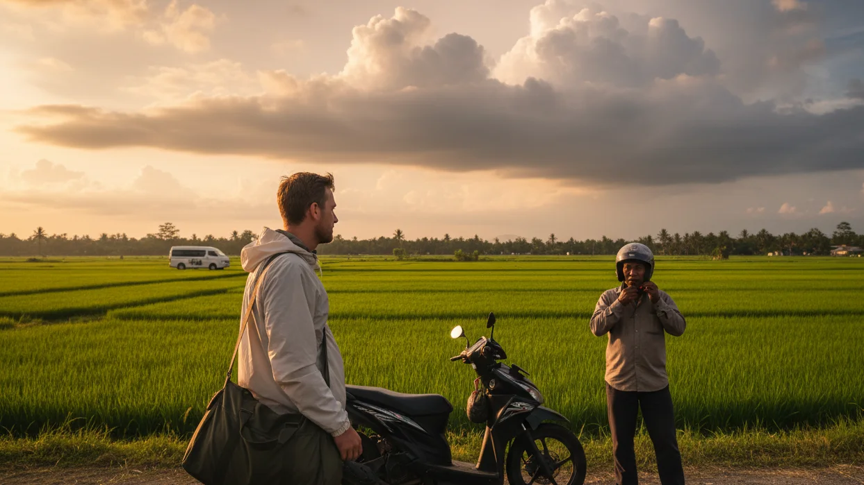 Building a dummy ticket Bali onward itinerary workflow for Indonesia visa